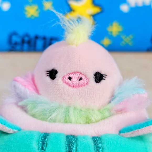 Squishville Squishmallow Elda The Ostrich In Santiago the Squirrel Vehicle Plush - Picture 7 of 10